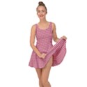 Red Gingham Check Inside Out Casual Dress View1