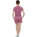 Red Gingham Check Women s Tee and Shorts Set View2