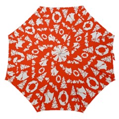 Orange  Card Christmas December Straight Umbrellas