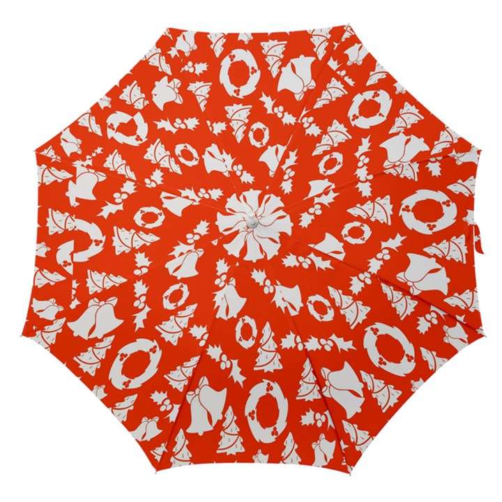 Orange  Card Christmas December Straight Umbrellas