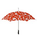 Orange  Card Christmas December Straight Umbrellas View3