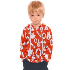 Orange  Card Christmas December Kids  Overhead Hoodie by artworkshop