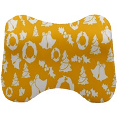 Orang Card Christmas Head Support Cushion by artworkshop