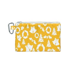 Orang Card Christmas Canvas Cosmetic Bag (small) by artworkshop