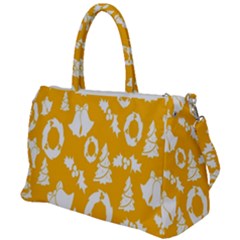 Orang Card Christmas Duffel Travel Bag by artworkshop