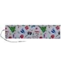 New Year Christmas Winter Watercolor Roll Up Canvas Pencil Holder (L) View1