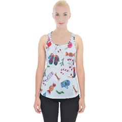 New Year Christmas Sketch Gifts Piece Up Tank Top by artworkshop