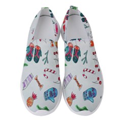 New Year Christmas Sketch Gifts Women s Slip On Sneakers by artworkshop