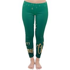 Merry Christmas Holiday Classic Winter Leggings