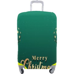 Merry Christmas Holiday Luggage Cover (large) by artworkshop