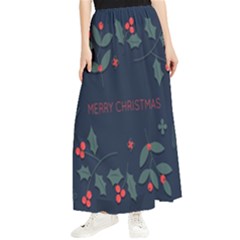 Merry Christmas  Frame Flora Maxi Chiffon Skirt