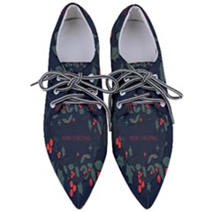 Merry Christmas  Frame Flora Pointed Oxford Shoes by artworkshop