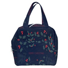 Merry Christmas  Frame Flora Boxy Hand Bag by artworkshop