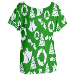 Green Card Christmas December4 Women s Oversized Tee by artworkshop