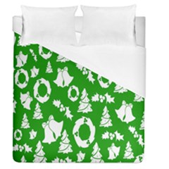 Green Card Christmas December4 Duvet Cover (queen Size) by artworkshop