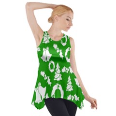 Green Card Christmas December4 Side Drop Tank Tunic by artworkshop