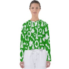 Green Card Christmas December4 Women s Slouchy Sweat by artworkshop