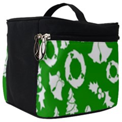 Green Card Christmas December4 Make Up Travel Bag (big) by artworkshop