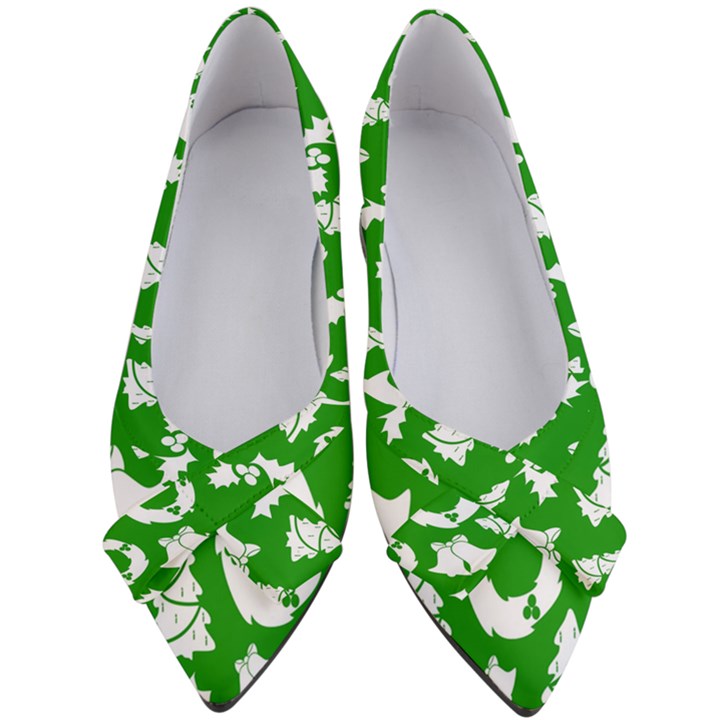 Green Card Christmas December4 Women s Bow Heels