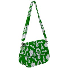 Green Card Christmas December4 Saddle Handbag by artworkshop