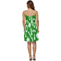 Green Card Christmas December4 V-Neck Pocket Summer Dress  View4