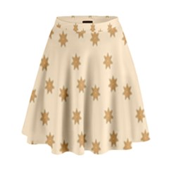 Green Card Christmas December4 High Waist Skirt by artworkshop