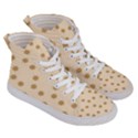 Gingerbread Star Men s Hi-Top Skate Sneakers View3