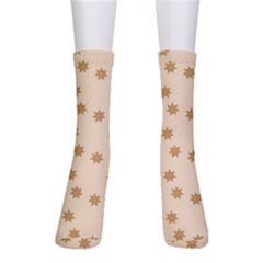 Gingerbread Star Crew Socks by artworkshop