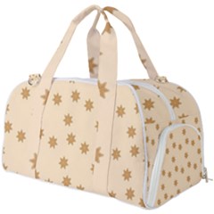 Gingerbread Star Burner Gym Duffel Bag by artworkshop