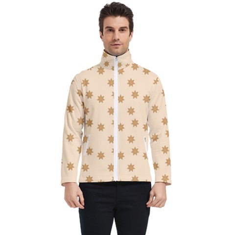 Gingerbread Star Men s Bomber Jacket by artworkshop