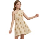 Gingerbread Star Kids  One Shoulder Party Dress View2