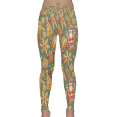 Gingerbread Christmas Decorative Classic Yoga Leggings by artworkshop