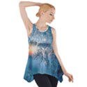 Frost Winter Morning Snow Side Drop Tank Tunic View1