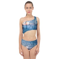 Frost Winter Morning Snow Spliced Up Two Piece Swimsuit by artworkshop