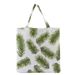 Fir Branch Pattern Christmas Decorative Grocery Tote Bag by artworkshop