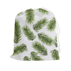 Fir Branch Pattern Christmas Decorative Drawstring Pouch (2xl) by artworkshop