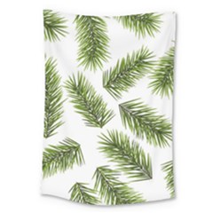 Fir Branch Pattern Christmas Decorative Large Tapestry by artworkshop