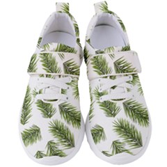 Fir Branch Pattern Christmas Decorative Women s Velcro Strap Shoes by artworkshop