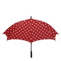 Felt Background Paper Red Yellow Star Golf Umbrellas View3