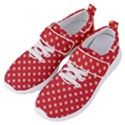 Felt Background Paper Red Yellow Star Women s Velcro Strap Shoes View2