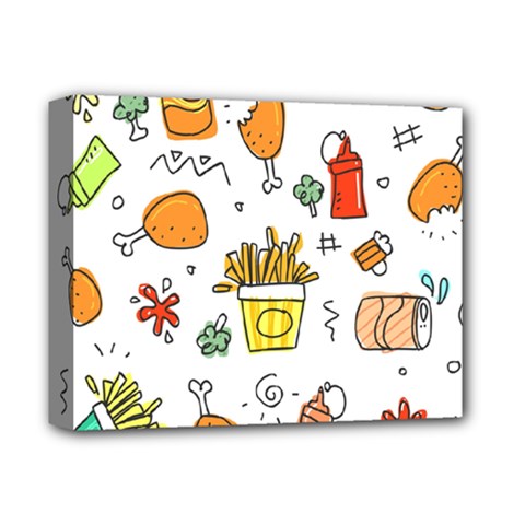 Cute Sketch  Fun Funny Collection Deluxe Canvas 14  X 11  (stretched) by artworkshop