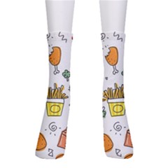 Cute Sketch  Fun Funny Collection Crew Socks by artworkshop