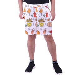 Cute Sketch  Fun Funny Collection Men s Pocket Shorts by artworkshop