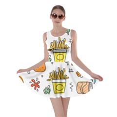 Cute Sketch  Fun Funny Collection Skater Dress by artworkshop