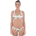 Cute Sketch  Fun Funny Collection Cross Back Hipster Bikini Set View1