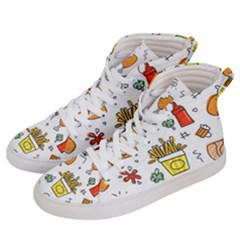 Cute Sketch  Fun Funny Collection Women s Hi-top Skate Sneakers by artworkshop