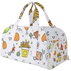 Cute Sketch  Fun Funny Collection Burner Gym Duffel Bag by artworkshop