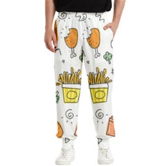 Cute Sketch  Fun Funny Collection Men s Elastic Waist Pants by artworkshop