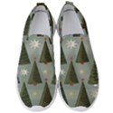 Christmas Trees Pattern Men s Slip On Sneakers View1