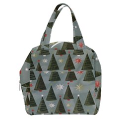 Christmas Trees Pattern Boxy Hand Bag by artworkshop